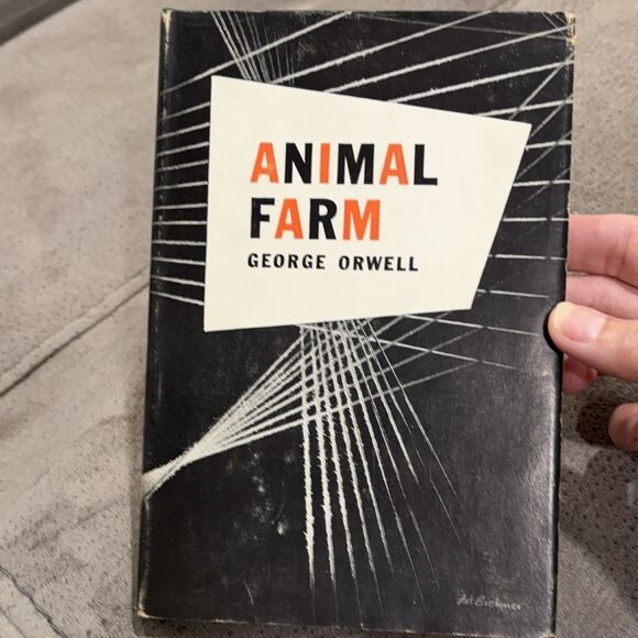 Harcourt, Brace and Company Other - Animal Farm George Orwell 1946 1st Edition book of month HC DJ Harcourt Brace